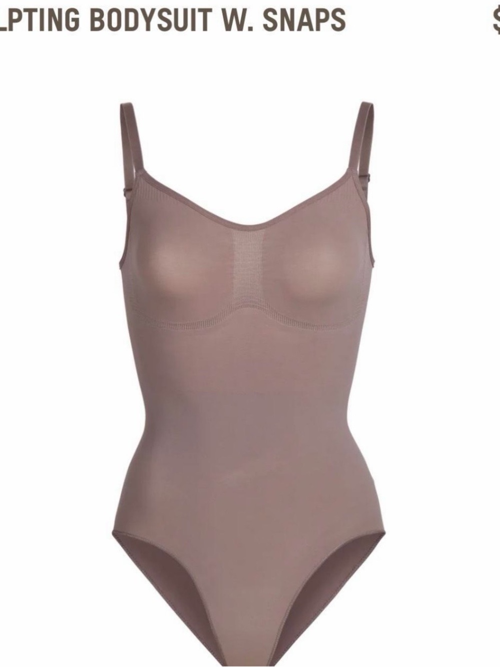 SKIMS Sculpting Bodysuit in Taupe Rose